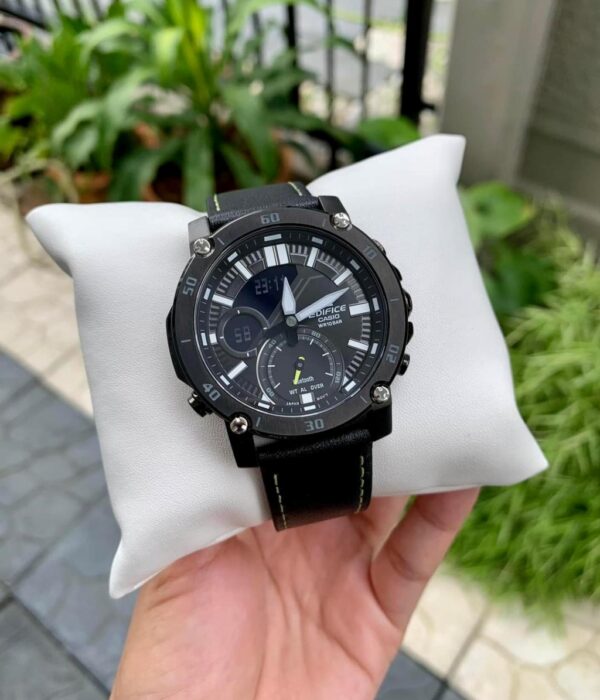 Hình ảnh đồng hồ Nam Casio ECB-20CL-1ADF Pin (Quartz) - Tròn - Dây Da chính hãng