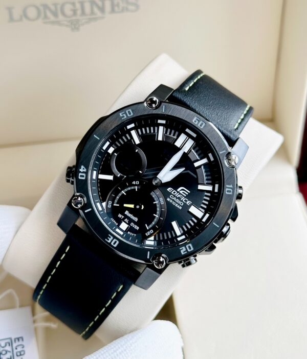 Hình ảnh đồng hồ Nam Casio ECB-20CL-1ADF Pin (Quartz) - Tròn - Dây Da chính hãng