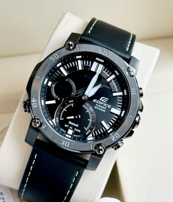 Hình ảnh đồng hồ Nam Casio ECB-20CL-1ADF Pin (Quartz) - Tròn - Dây Da chính hãng