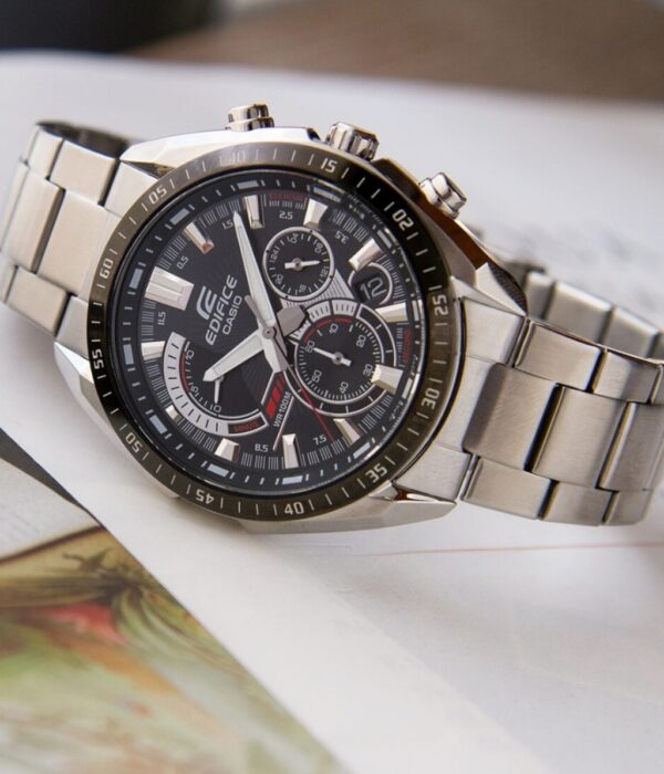 Hình ảnh đồng hồ Nam Casio EFR-570DB-1AVUDF Pin (Quartz) - Tròn - Dây Inox (Thép Không Gỉ) chính hãng