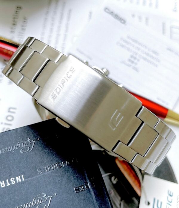 Hình ảnh đồng hồ Nam Casio EFR-570DB-1AVUDF Pin (Quartz) - Tròn - Dây Inox (Thép Không Gỉ) chính hãng