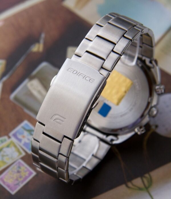 Hình ảnh đồng hồ Nam Casio EFR-570DB-1AVUDF Pin (Quartz) - Tròn - Dây Inox (Thép Không Gỉ) chính hãng