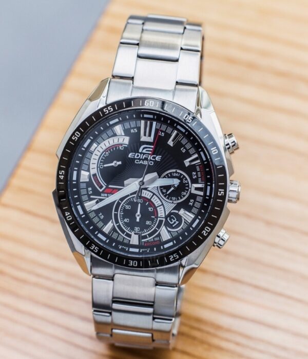 Hình ảnh đồng hồ Nam Casio EFR-570DB-1AVUDF Pin (Quartz) - Tròn - Dây Inox (Thép Không Gỉ) chính hãng