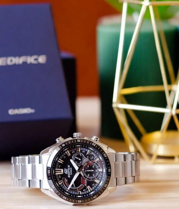 Hình ảnh đồng hồ Nam Casio EFR-570DB-1AVUDF Pin (Quartz) - Tròn - Dây Inox (Thép Không Gỉ) chính hãng
