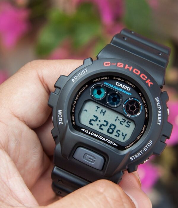 Hình ảnh đồng hồ Nam Casio DW-6900-1VSDR Pin (Quartz) - Vuông - Dây Cao Su (Nhựa) chính hãng
