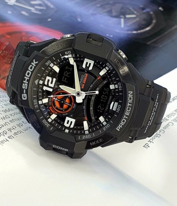 Hình ảnh đồng hồ Nam Casio GA-1000-1ADR Pin (Quartz) - Tròn - Dây Cao Su (Nhựa) chính hãng