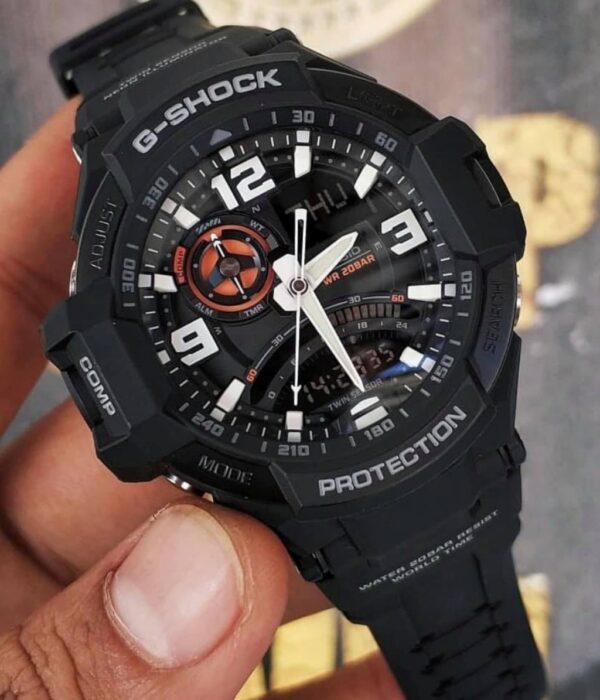 Hình ảnh đồng hồ Nam Casio GA-1000-1ADR Pin (Quartz) - Tròn - Dây Cao Su (Nhựa) chính hãng