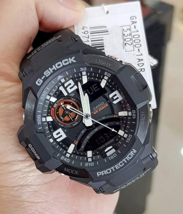 Hình ảnh đồng hồ Nam Casio GA-1000-1ADR Pin (Quartz) - Tròn - Dây Cao Su (Nhựa) chính hãng