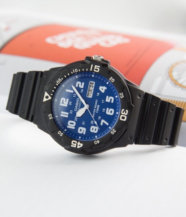 Hình ảnh đồng hồ Nam Casio MRW-200H-2B2VDF Pin (Quartz) - Tròn - Dây Cao Su (Nhựa) chính hãng