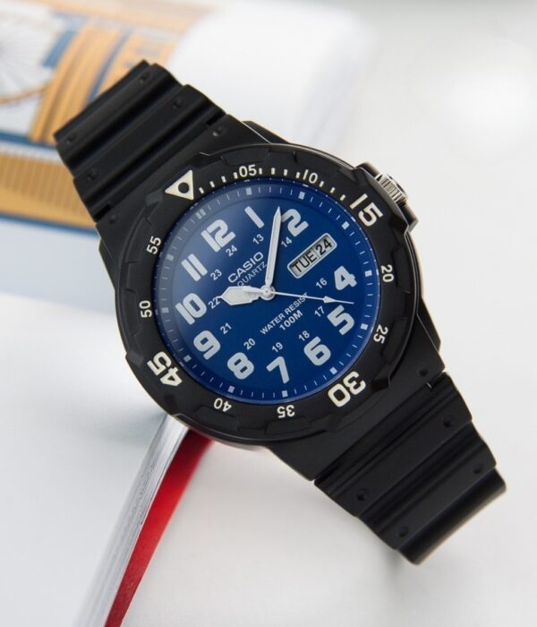 Hình ảnh đồng hồ Nam Casio MRW-200H-2B2VDF Pin (Quartz) - Tròn - Dây Cao Su (Nhựa) chính hãng