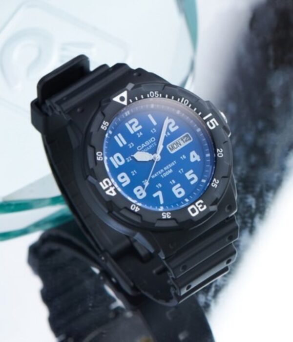 Hình ảnh đồng hồ Nam Casio MRW-200H-2B2VDF Pin (Quartz) - Tròn - Dây Cao Su (Nhựa) chính hãng