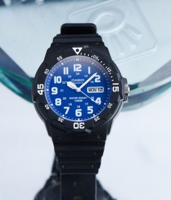 Hình ảnh đồng hồ Nam Casio MRW-200H-2B2VDF Pin (Quartz) - Tròn - Dây Cao Su (Nhựa) chính hãng
