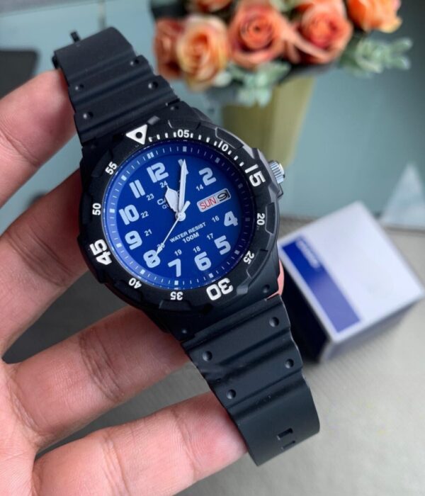 Hình ảnh đồng hồ Nam Casio MRW-200H-2B2VDF Pin (Quartz) - Tròn - Dây Cao Su (Nhựa) chính hãng