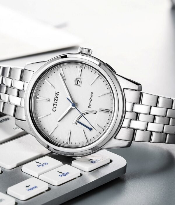 Hình ảnh đồng hồ Nam Citizen AW7000-58A Eco-Drive (Năng lượng ánh sáng) - Tròn - Dây Inox (Thép Không Gỉ) chính hãng