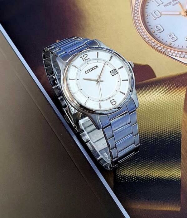 Hình ảnh đồng hồ Nam Citizen BD0020-54A Pin (Quartz) - Tròn - Dây Inox (Thép Không Gỉ) chính hãng