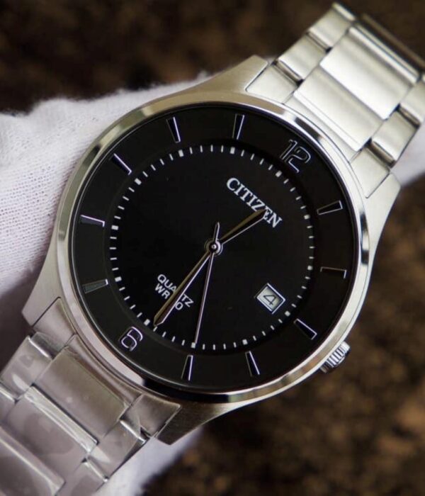 Hình ảnh đồng hồ Nam Citizen BD0041-89E Pin (Quartz) - Tròn - Dây Inox (Thép Không Gỉ) chính hãng