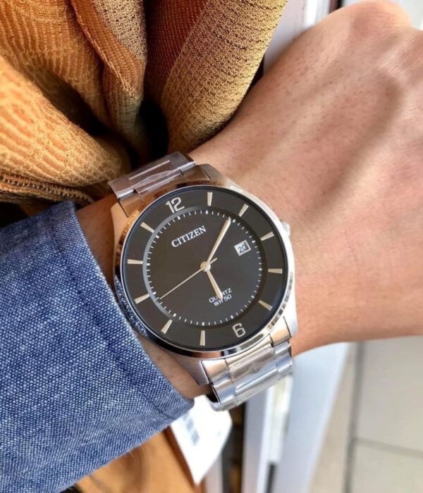 Hình ảnh đồng hồ Nam Citizen BD0041-89E Pin (Quartz) - Tròn - Dây Inox (Thép Không Gỉ) chính hãng