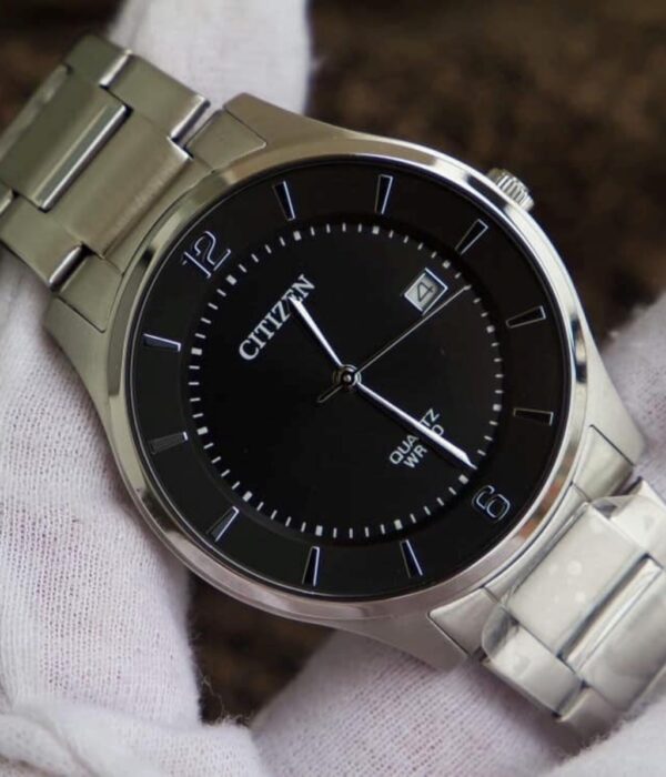 Hình ảnh đồng hồ Nam Citizen BD0041-89E Pin (Quartz) - Tròn - Dây Inox (Thép Không Gỉ) chính hãng