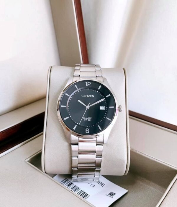 Hình ảnh đồng hồ Nam Citizen BD0041-89E Pin (Quartz) - Tròn - Dây Inox (Thép Không Gỉ) chính hãng