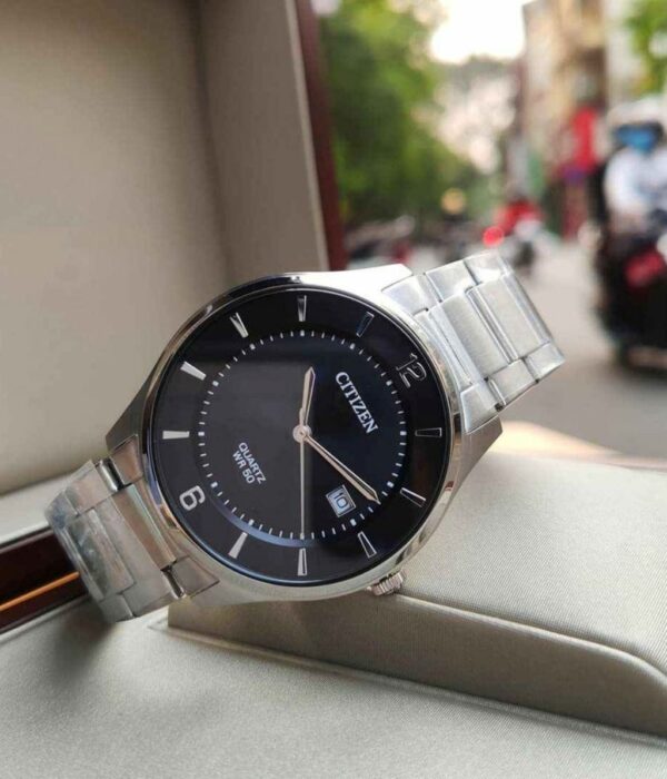 Hình ảnh đồng hồ Nam Citizen BD0041-89E Pin (Quartz) - Tròn - Dây Inox (Thép Không Gỉ) chính hãng
