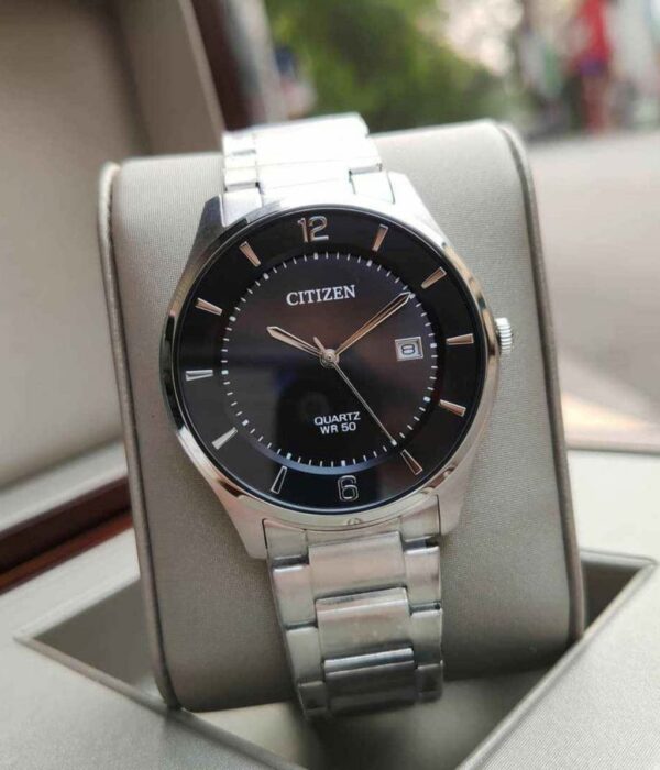 Hình ảnh đồng hồ Nam Citizen BD0041-89E Pin (Quartz) - Tròn - Dây Inox (Thép Không Gỉ) chính hãng