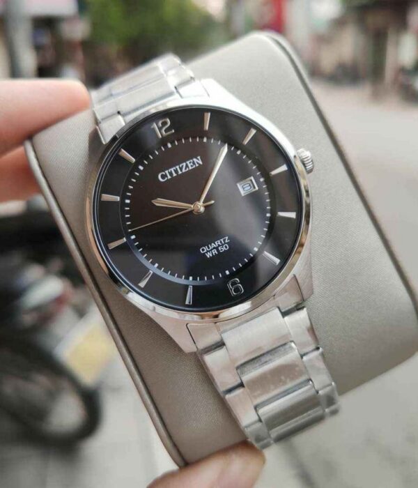 Hình ảnh đồng hồ Nam Citizen BD0041-89E Pin (Quartz) - Tròn - Dây Inox (Thép Không Gỉ) chính hãng