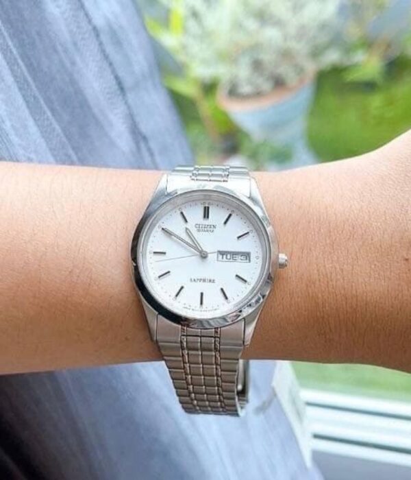 Hình ảnh đồng hồ Nam Citizen BF0500-56A Pin (Quartz) - Tròn - Dây Inox (Thép Không Gỉ) chính hãng