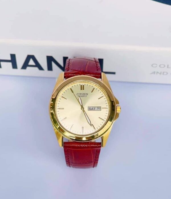 Hình ảnh đồng hồ Nam Citizen BF0582-01P Pin (Quartz) - Tròn - Dây Da chính hãng