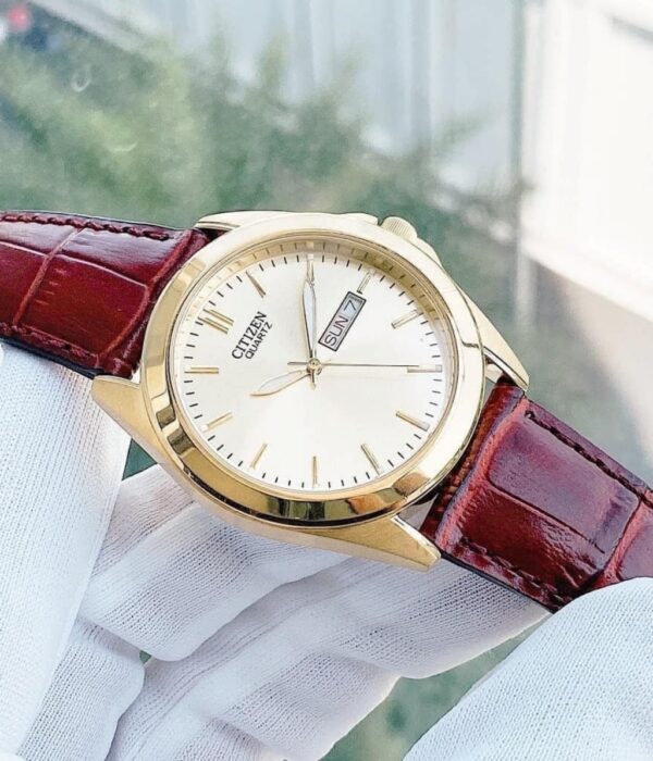 Hình ảnh đồng hồ Nam Citizen BF0582-01P Pin (Quartz) - Tròn - Dây Da chính hãng