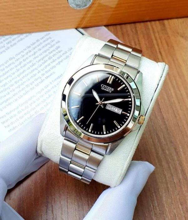 Hình ảnh đồng hồ Nam Citizen BF0584-56E Pin (Quartz) - Tròn - Dây Inox (Thép Không Gỉ) chính hãng
