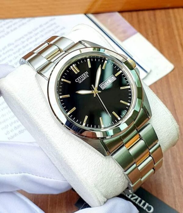 Hình ảnh đồng hồ Nam Citizen BF0584-56E Pin (Quartz) - Tròn - Dây Inox (Thép Không Gỉ) chính hãng