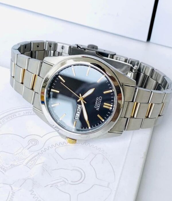 Hình ảnh đồng hồ Nam Citizen BF0584-56E Pin (Quartz) - Tròn - Dây Inox (Thép Không Gỉ) chính hãng