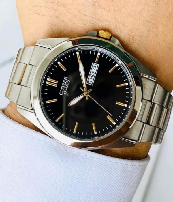 Hình ảnh đồng hồ Nam Citizen BF0584-56E Pin (Quartz) - Tròn - Dây Inox (Thép Không Gỉ) chính hãng