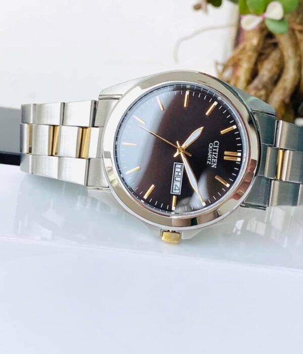 Hình ảnh đồng hồ Nam Citizen BF0584-56E Pin (Quartz) - Tròn - Dây Inox (Thép Không Gỉ) chính hãng