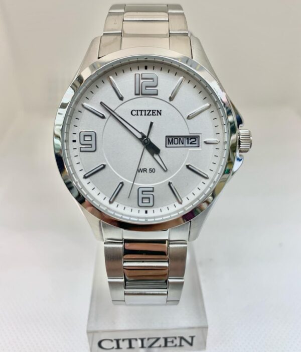 Hình ảnh đồng hồ Nam Citizen BF2000-58A Pin (Quartz) - Tròn - Dây Inox (Thép Không Gỉ) chính hãng