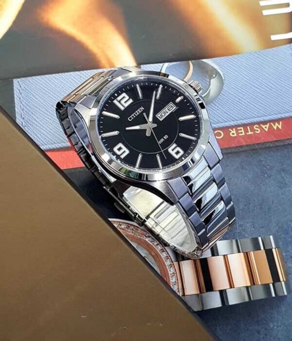 Hình ảnh đồng hồ Nam Citizen BF2000-58E Pin (Quartz) - Tròn - Dây Inox (Thép Không Gỉ) chính hãng