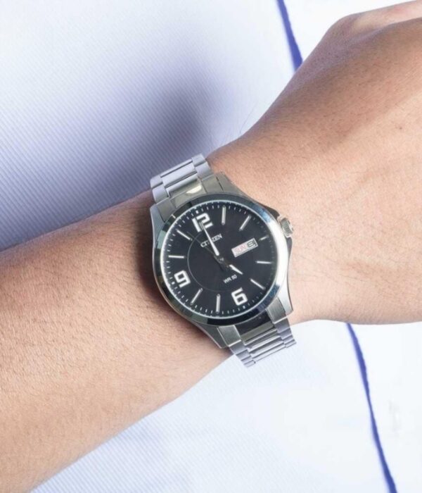 Hình ảnh đồng hồ Nam Citizen BF2000-58E Pin (Quartz) - Tròn - Dây Inox (Thép Không Gỉ) chính hãng