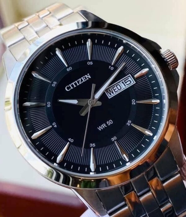 Hình ảnh đồng hồ Nam Citizen BF2011-51E Pin (Quartz) - Tròn - Dây Inox (Thép Không Gỉ) chính hãng