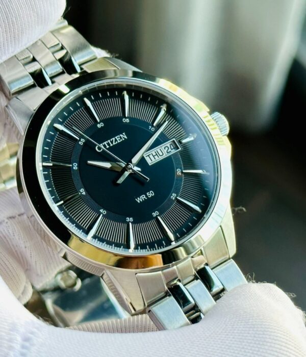 Hình ảnh đồng hồ Nam Citizen BF2011-51E Pin (Quartz) - Tròn - Dây Inox (Thép Không Gỉ) chính hãng