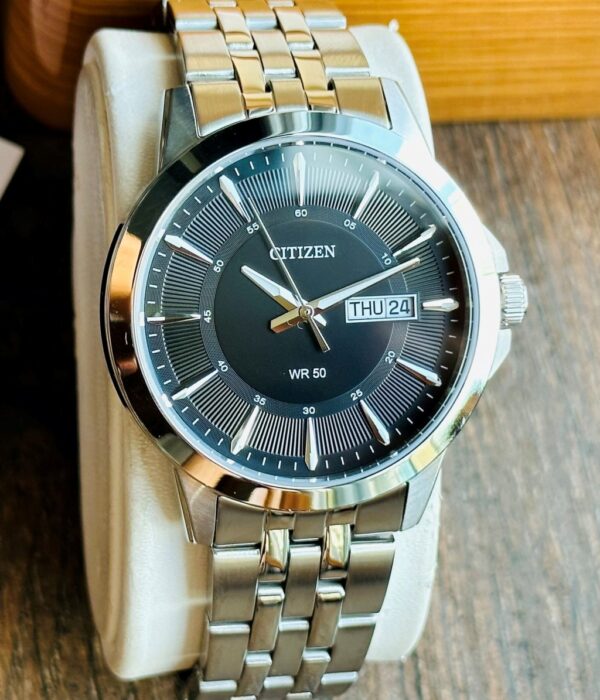 Hình ảnh đồng hồ Nam Citizen BF2011-51E Pin (Quartz) - Tròn - Dây Inox (Thép Không Gỉ) chính hãng