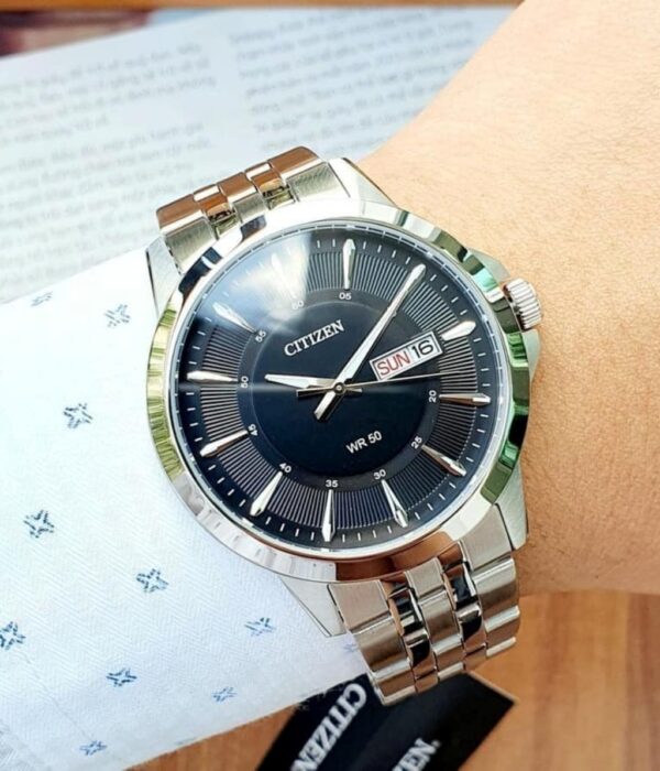 Hình ảnh đồng hồ Nam Citizen BF2011-51E Pin (Quartz) - Tròn - Dây Inox (Thép Không Gỉ) chính hãng