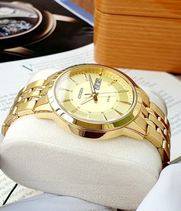 Hình ảnh đồng hồ Nam Citizen BF2013-56P Pin (Quartz) - Tròn - Dây Inox (Thép Không Gỉ) chính hãng