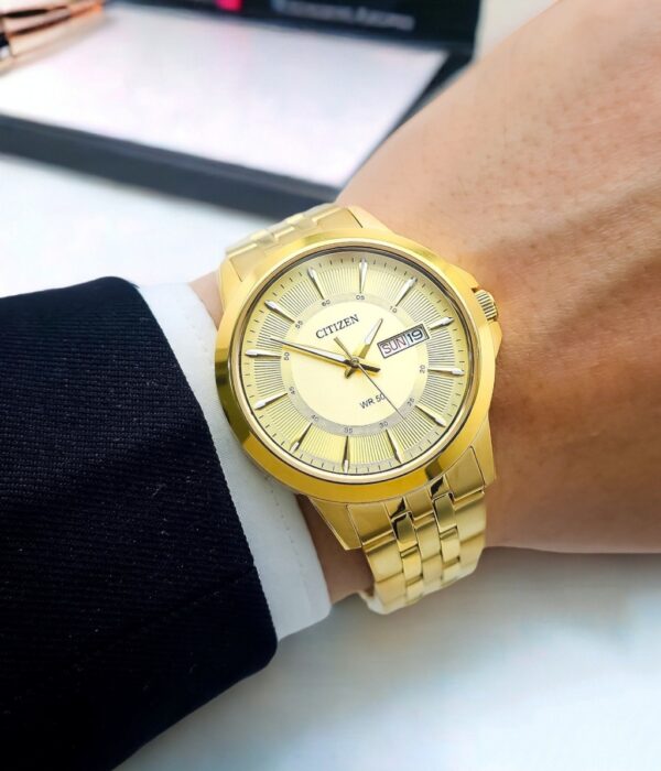 Hình ảnh đồng hồ Nam Citizen BF2013-56P Pin (Quartz) - Tròn - Dây Inox (Thép Không Gỉ) chính hãng
