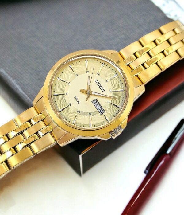 Hình ảnh đồng hồ Nam Citizen BF2013-56P Pin (Quartz) - Tròn - Dây Inox (Thép Không Gỉ) chính hãng