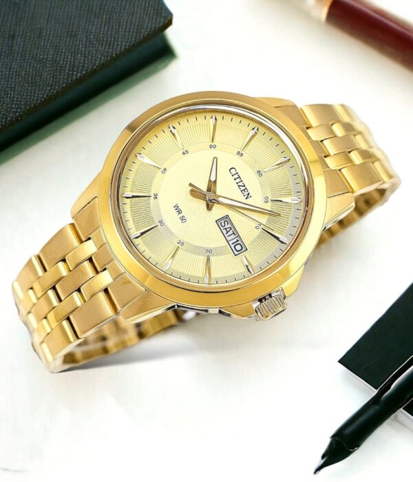 Hình ảnh đồng hồ Nam Citizen BF2013-56P Pin (Quartz) - Tròn - Dây Inox (Thép Không Gỉ) chính hãng