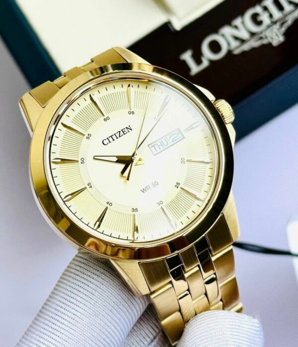 Hình ảnh đồng hồ Nam Citizen BF2013-56P Pin (Quartz) - Tròn - Dây Inox (Thép Không Gỉ) chính hãng