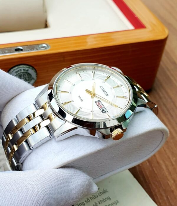 Hình ảnh đồng hồ Nam Citizen BF2018-52A Pin (Quartz) - Tròn - Dây Inox (Thép Không Gỉ) chính hãng