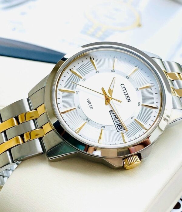 Hình ảnh đồng hồ Nam Citizen BF2018-52A Pin (Quartz) - Tròn - Dây Inox (Thép Không Gỉ) chính hãng