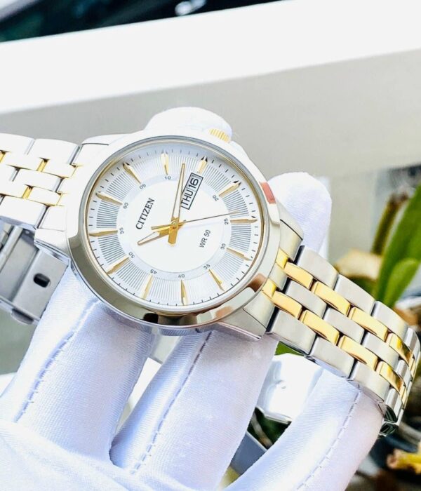 Hình ảnh đồng hồ Nam Citizen BF2018-52A Pin (Quartz) - Tròn - Dây Inox (Thép Không Gỉ) chính hãng