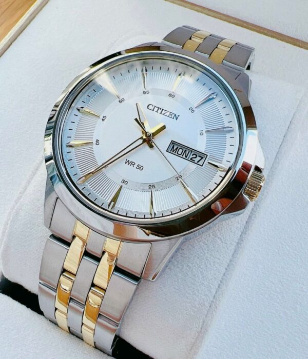 Hình ảnh đồng hồ Nam Citizen BF2018-52A Pin (Quartz) - Tròn - Dây Inox (Thép Không Gỉ) chính hãng